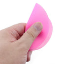 Foldable Silicone Paint Palette Mat Nail Art Stamping Pad DIY Tool(Pink) Newly