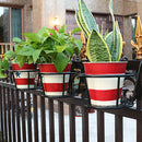 Garden Balcony Flower Stand Flower Basketball Holder Flowerpot for Wall Decoration