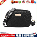 Fashion Women Shoulder Crossbody Bag Leather Casual Small Handbag (Black)