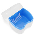 Denture Box Bathroom Travel Denture Cup False Tooth Cleaning Container (B) Newly