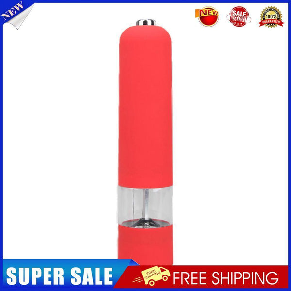 ABS Electric Pepper Salt Spice Mill Grinder Seasoning Grinding Tool (Red)