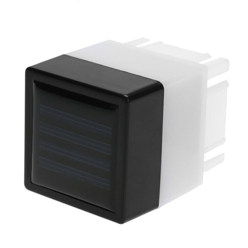 Outdoor LED Solar Post Headlamp Waterproof Fence Lamp Home Garden Lantern