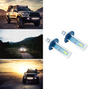 1 Pair H1 3030 6SMD Car LED Headlight 20W 1100LM Fog Lamp Bulbs White Light