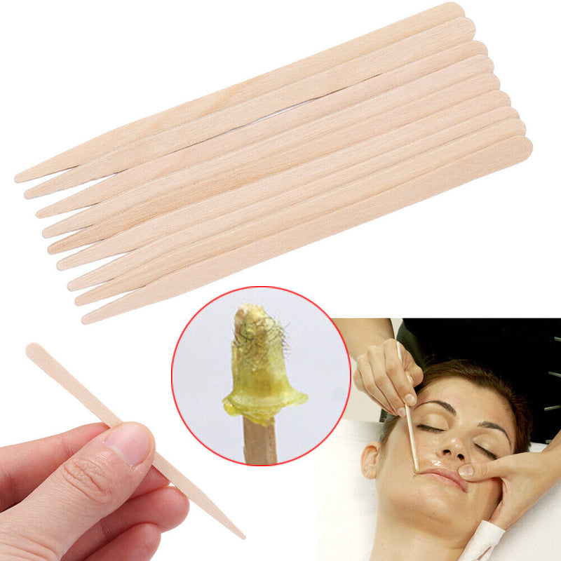 100X Face & Eyebrows Wax Spatulas Waxing Stick Wiping wax tool Waxing Applicator
