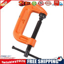 Heavy Duty G Wood Clamp Steel Woodworking Fixture for Carpentry (2 inch)