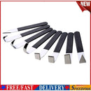 8 Pcs Stainless Steel Pottery Clay Sculpture Carving w/Rubber Handle
