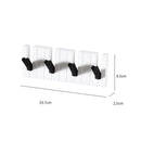 Piano Wall Hanger Hook Bathroom Punch-free Key Bag Storage Rack (Black) Newly