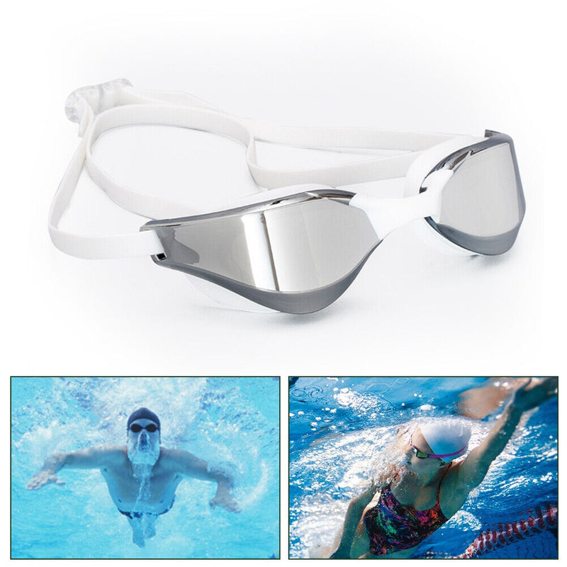 Professional Swimming Goggles Electroplating Clear Anti-fog Anti-UV Swim Glas