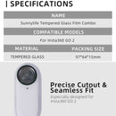 Cover Protective Screen Protector Lens Films Tempered Glass For Insta360 GO 2
