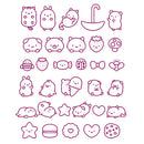 Paper Cut Card DIY Transparent Silicone Cat Dog Strawberry Seal Embossing Album