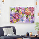 Diamond Embroidery Drawing Rose Butterfly Rhinestone Craft Diamond Painting