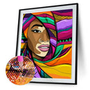 5D DIY Full Drill Diamond Painting Abstract Face Cross Stitch Embroidery