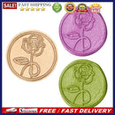 Romantic Rose Envelope Wax Seal Stamp Retro Dedicated Sealing Stamp Copper He