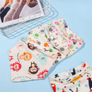 Pure Cotton Scarf Cotton Saliva Towel Triangle Drool Bibs Bandana Baby Bibs