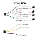 USB/AM/FM/RDS In-dash Audio Head Unit Car Stereo Radio Bluetooth Car MP5 Player