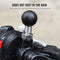 Motorcycle Handlebar Rearview Mirror Ball Clamp Base Phone Holder Bolt Scre