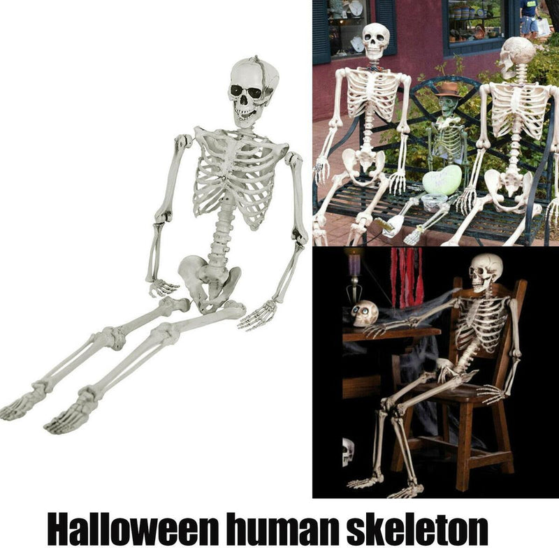 40cm Halloween Human Skeleton Halloween Garden Decoration Ornament_