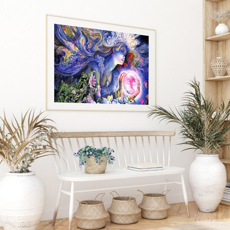 Forest Goddess Oil Paint By Numbers Kit DIY Acrylic Painting on Canvas Gift