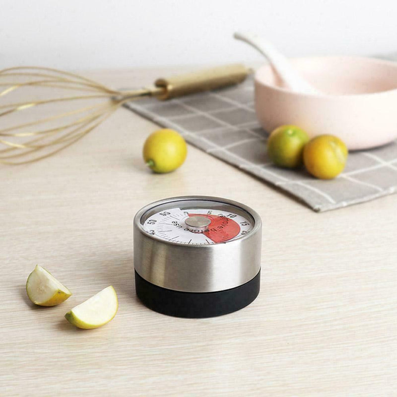 Portable Kitchen Timer Cooking Wind Up Timer Alarm Clock Stopwatch P9F0