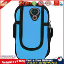 Sports Jogging Gym Armband Running Bag Mobile Phone Case Holder Bag (Blue) Newly