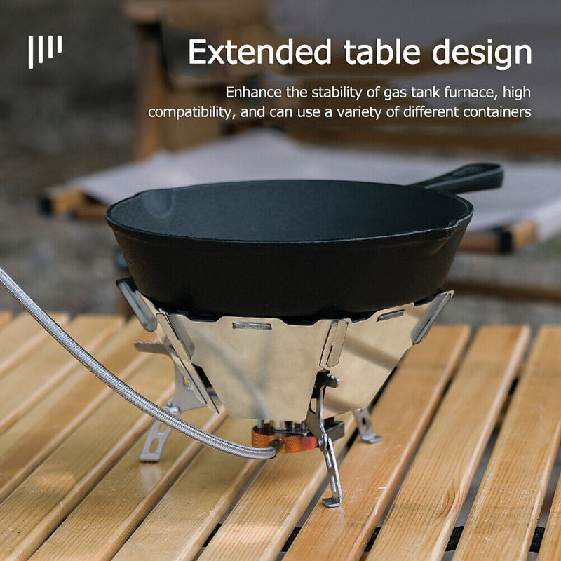 Outdoor gas windproof camping stove windscreen stainless oven windscreen