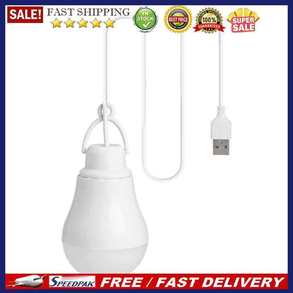 LED Energy Saving Bulb LED Portable USB Outdoor Emergency Lighting for Campin