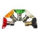 5Pcs High Pressure Mix Color Quick Connector 1/4" Car Washing Jet Lance Nozzle