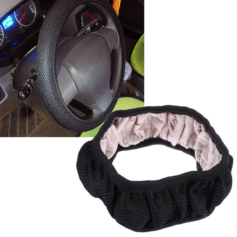 Handbrake Auto Car Steering Wheel Cover Cars Steering Black Newly