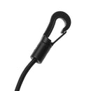 Black Tether Holder Lanyard Leash Clip Safety Fishing Rod Canoe Kayak Paddle