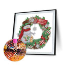 Christmas Wreath Diamond Painting Kit Partially Specially Shaped Drilling Decor (HB2