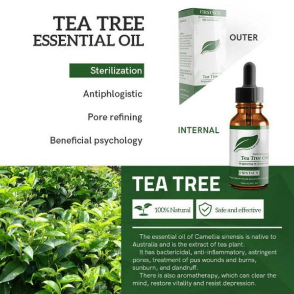 10ml Tree Pure Essential Oil Face Care Skin Acne Wholesale Oil I8D7