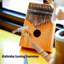 Kalimba Tuning Hammer Wood Handle Metal Portable Tuner for All Size Thumb P