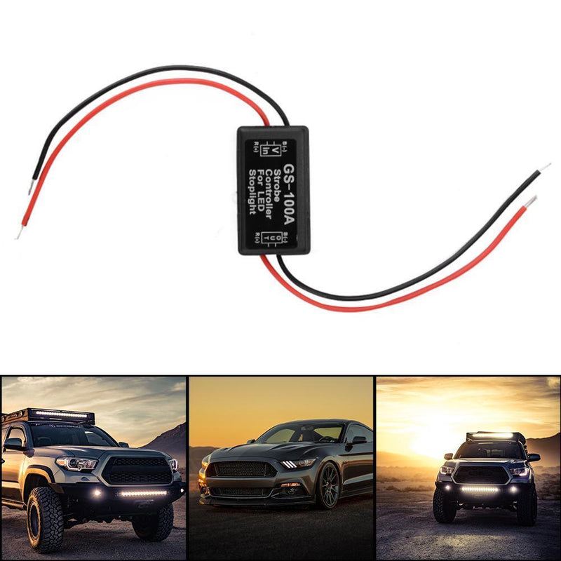 GS-100A Flash Strobe Flasher Controller for Car LED Brake Light Third Stop Lamp