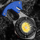 #A Portable COB LED Flashlight Light Keychain Lamp Strong Magnet Screwdriver Tor