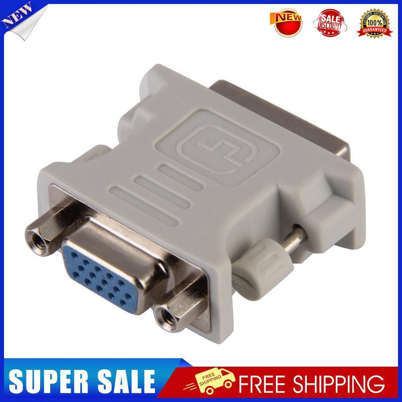 DVI DVI-I Male 24+5 Pin to VGA Female Video Converter Adapter M/F LCD HDTV