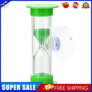 2min Hourglasses Kid Teeth Brushing Timer w/Suction Cup Home Decor (Green)