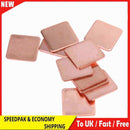 10 pcs 15mmx15mm 1.0mm Heatsink Copper Shim Thermal Pads for Laptop