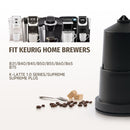 Keurig Refillable Reusable Coffee Capsule K Cap Filter Basket Pod (Black)