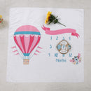 Cute Baby Photography Blanket Balloon Calendar Photo Props Backdrop Cloth