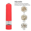 ABS Electric Pepper Salt Spice Mill Grinder Seasoning Grinding Tool (Red)