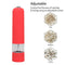 ABS Electric Pepper Salt Spice Mill Grinder Seasoning Grinding Tool (Red)