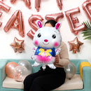 Party Supplies Colourful Baloon Rabbit Balloons Easter Decor Bunny Balloon