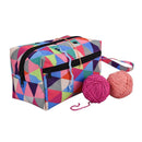 Crochet Hooks Thread Yarn Storage Bag Sewing Kit Organizer Holder Pouch (2)