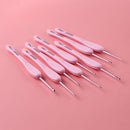8pcs ABS Handle Knitting Needles Aluminum Crochet Hooks Set 1-2.75mm for We