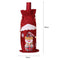 Santa Claus Snowman Elk Red Wine Bottle Cartoon Cover Bags Christmas Table Decor