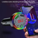 MP3 Player Dual USB Transmitter Compatible 5.0 FM Car Bluetooth Modulator