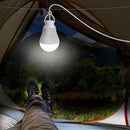 LED Bulb Dormitory Energy Saving Light USB Emergency Outdoor Lamp (White) Newly
