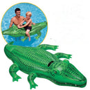 Crocodile Water Ride Toys Summer Pool Beach Floating Inflatable Alligator Seat