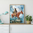 5D DIY Full Drill Diamond Painting Indiana Embroidery Mosaic Kit Home Wall Decor