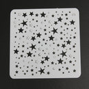Star Theme Hollow Lace Ruler Embossing Template DIY Photo Album Draw Tool